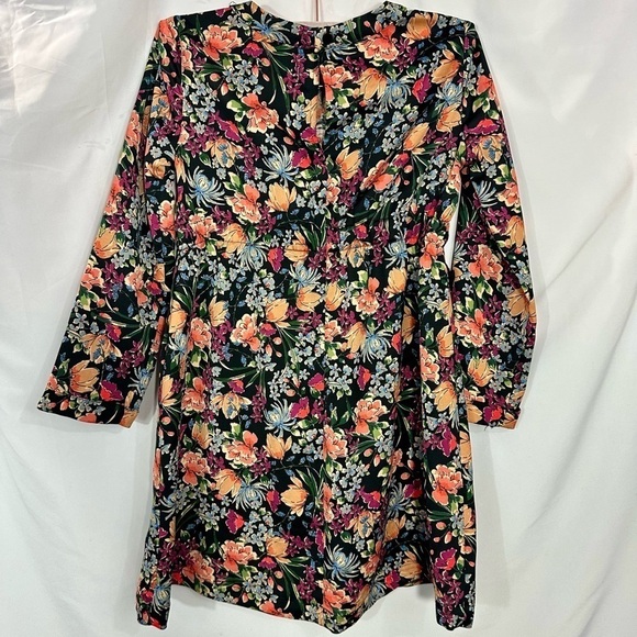 Zara girls soft collection floral long sleeve dress size 10 - Picture 4 of 7